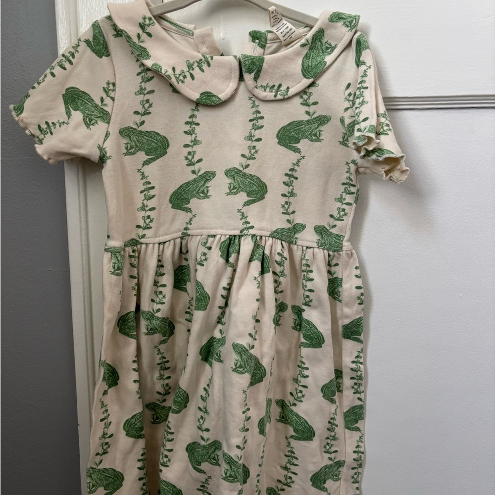 Kate Quinn frog dress size 3T EUC